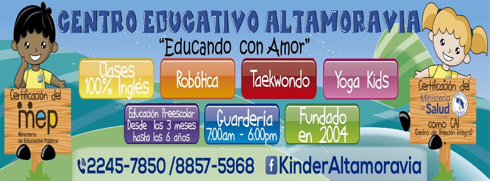 Banner informativo de Centro Educativo Altamoravia